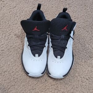 Jordan Stay Loyal #3 Big Kids (Boys) Nike White and Black Men's Sneakers